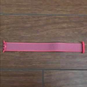 Apple Watch hot pink sports band